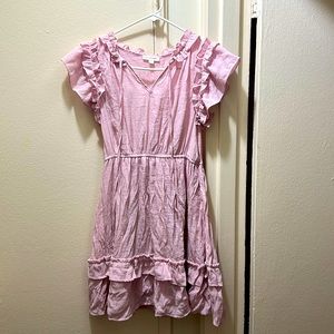 Blu pepper, medium, pinkish dress! Short sleeve!